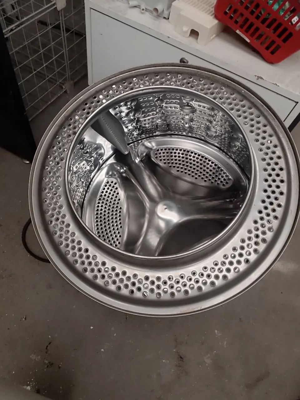 Tanque inox lava e seca LG 1403 usado