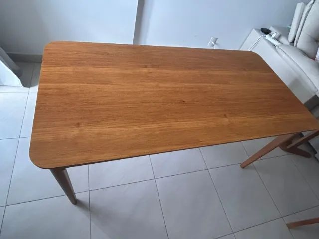 Mesa de Jantar Kasa Decor 6 Lugares