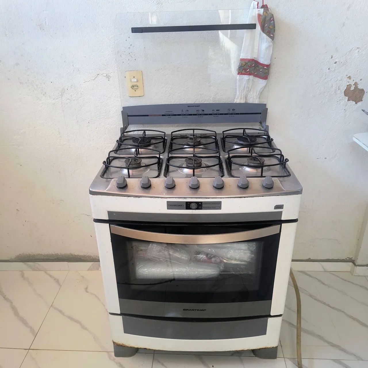 Fogão 6 bocas Brastemp 