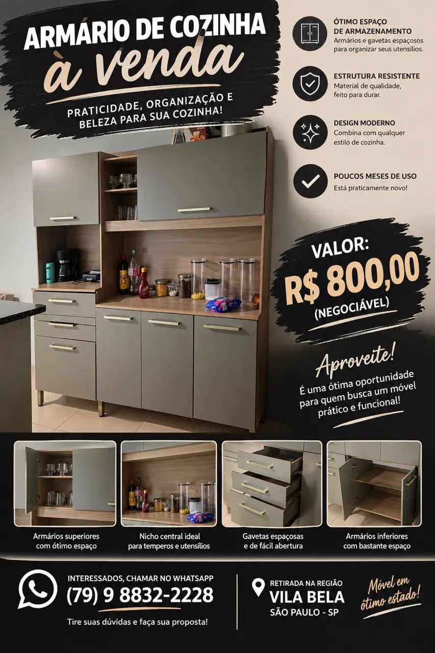 Armário de cozinha 