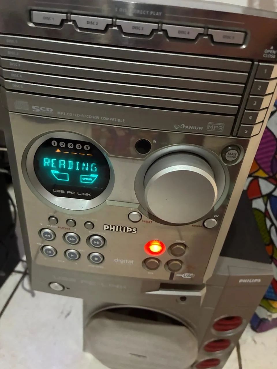 Aparelho de som Philips raro e novo 