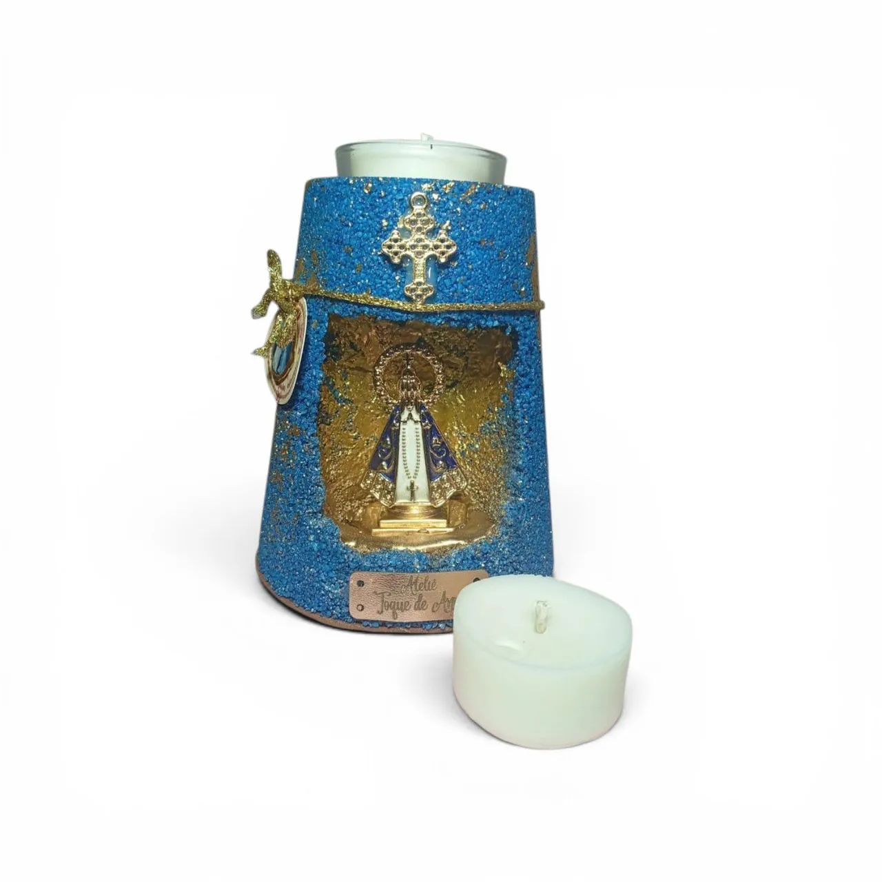 Vela Oratória castiçal decorativa e aromática 