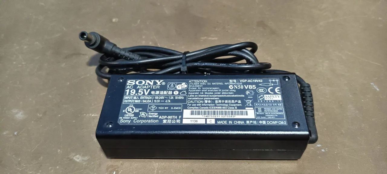 Fonte Original Sony Vaio Vgp-ac19v42 90w - Foto 2