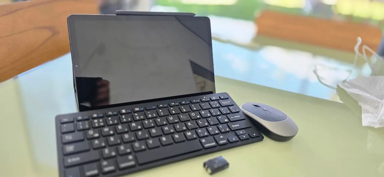 Tab S6 lite + teclado + mouse + S pen - 128GB e entrada para chip - Foto 2