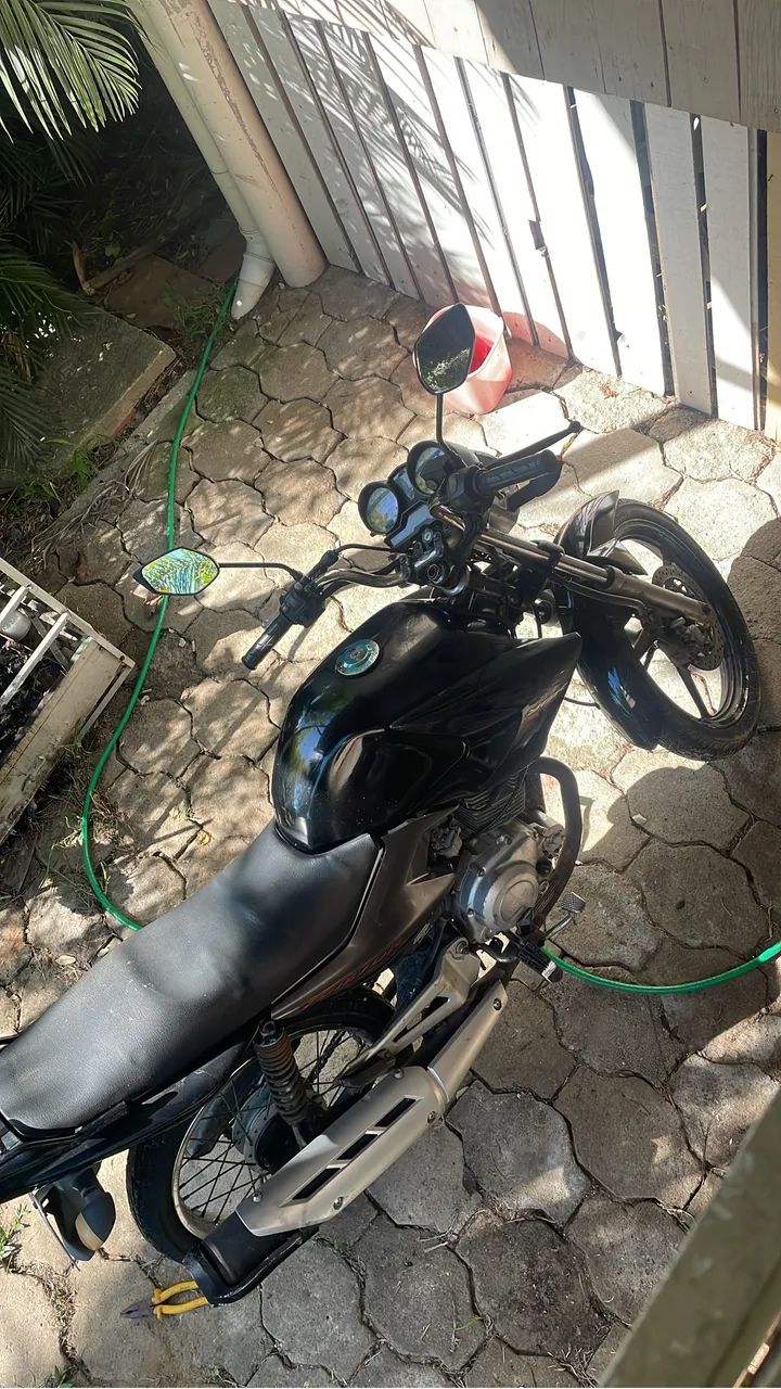 Vendo moto Factor Ybr preta  - Foto 3