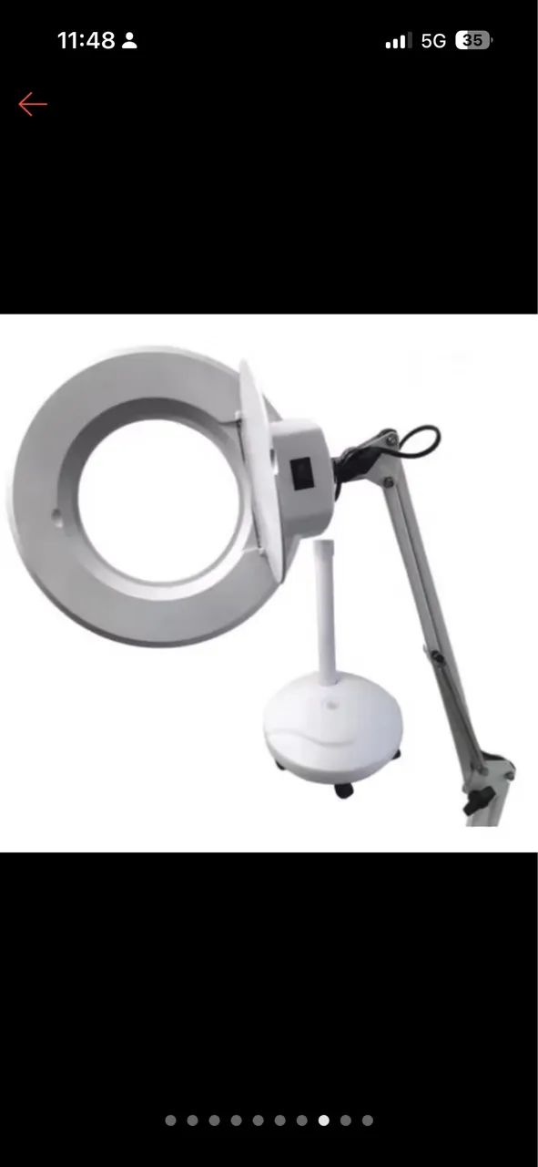 LUPA COM LED DE ESTÉTICA