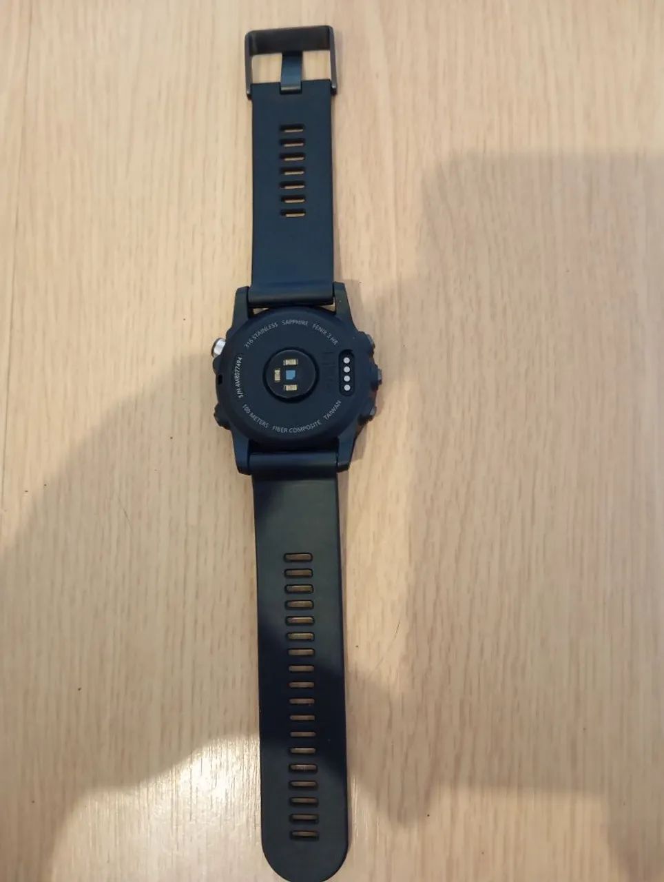 Pulseira relógio Garmin Fênix 3 HR com base - Foto 3