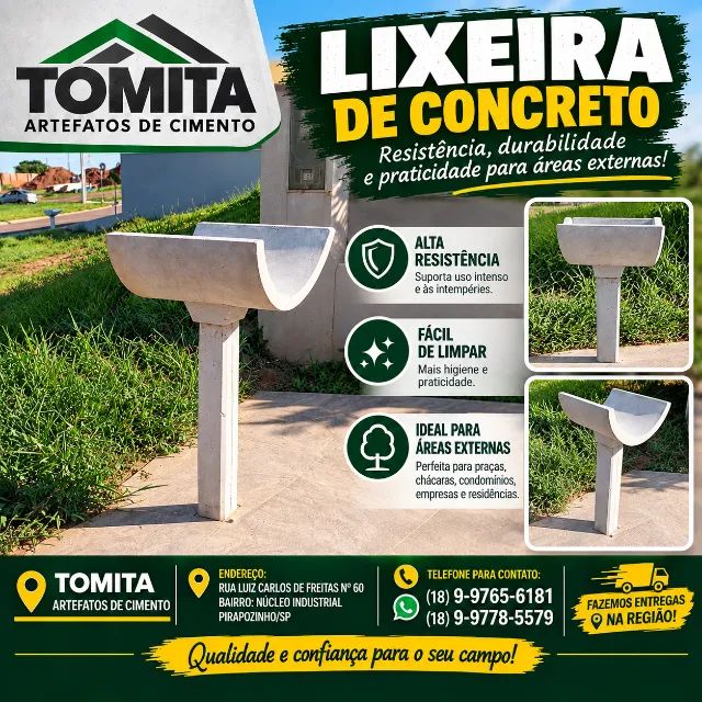 LIXEIRA DE CONCRETO