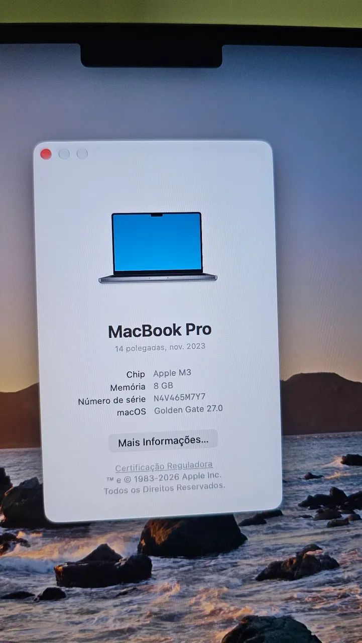 Macbook Pro 2023 m3 14