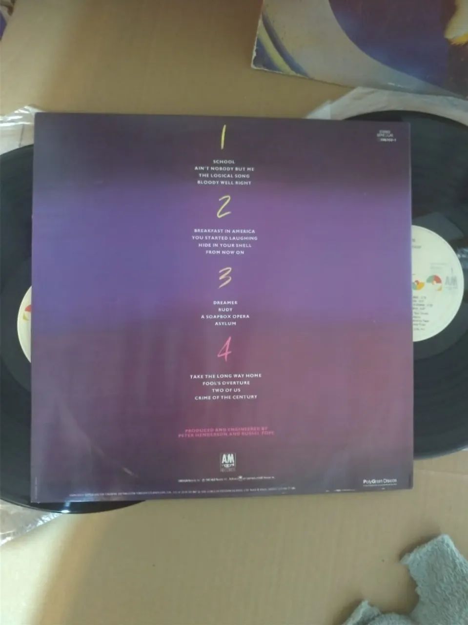 Box com 3 álbuns de vinil - Supertramp - Foto 3