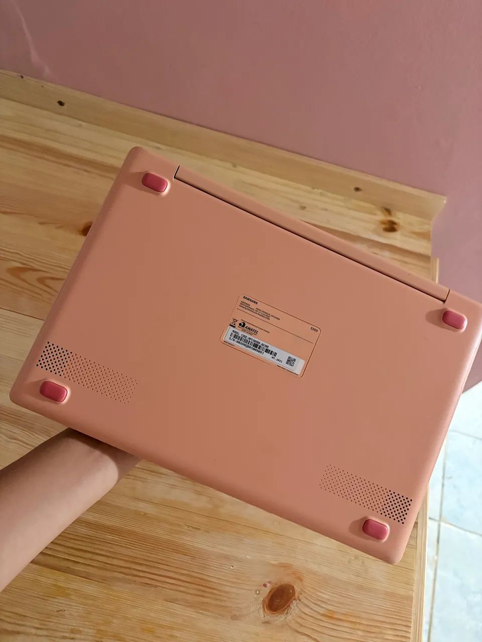 notebook samsung flash f30 - rosa - Foto 2