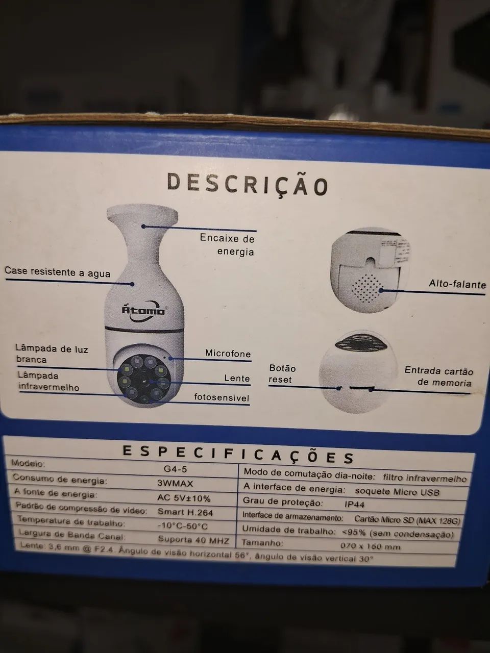 Câmera Átomo G4-5 - Foto 2