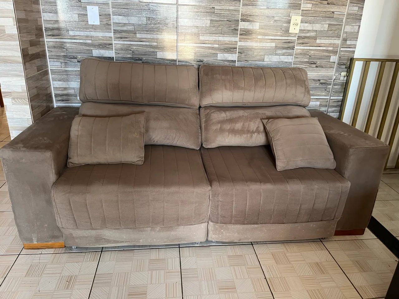 Sofá cama retrátil e reclinável  - Foto 5
