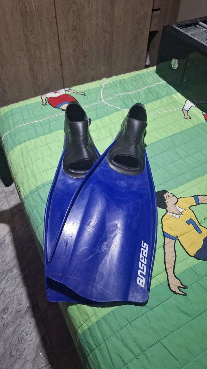 Nadadeira pé de pato seasub (borracha e EVA)