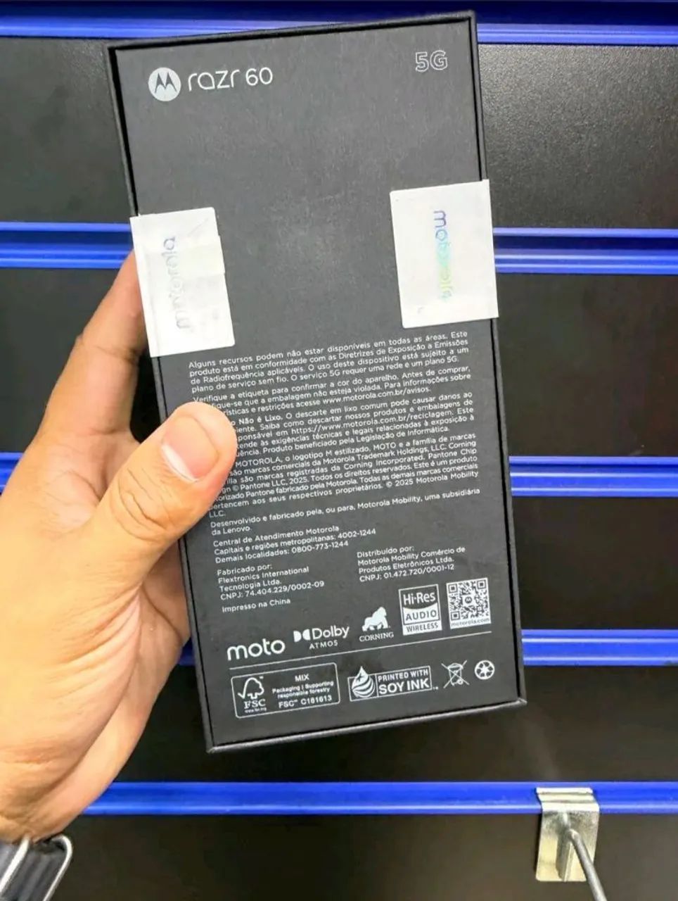 Razr 60 Nota Fiscal e Garantia 