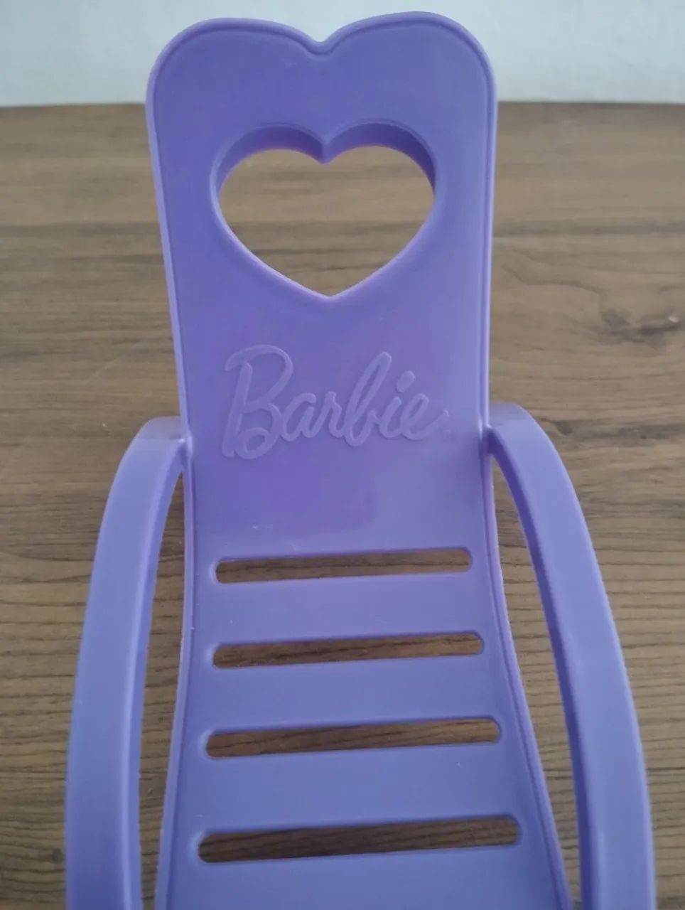 Mini espreguiçadeira de plástico barbie - Foto 2