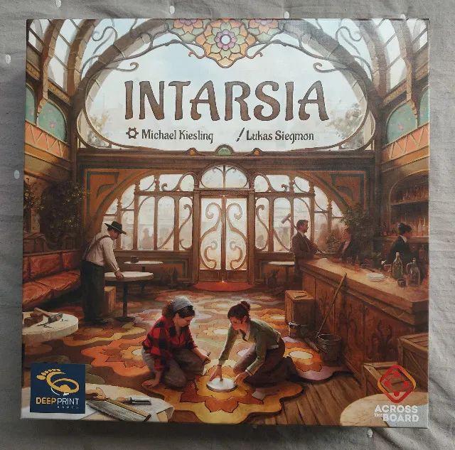 Intarsia - Jogo de tabuleiro / Board game / Boardgame