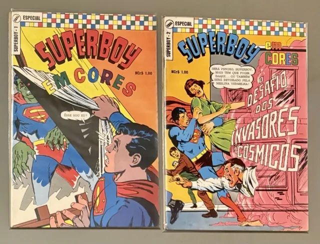  Superboy em Cores EBAL 1 a 6 - Sequência Inicial 1969 - Foto 2