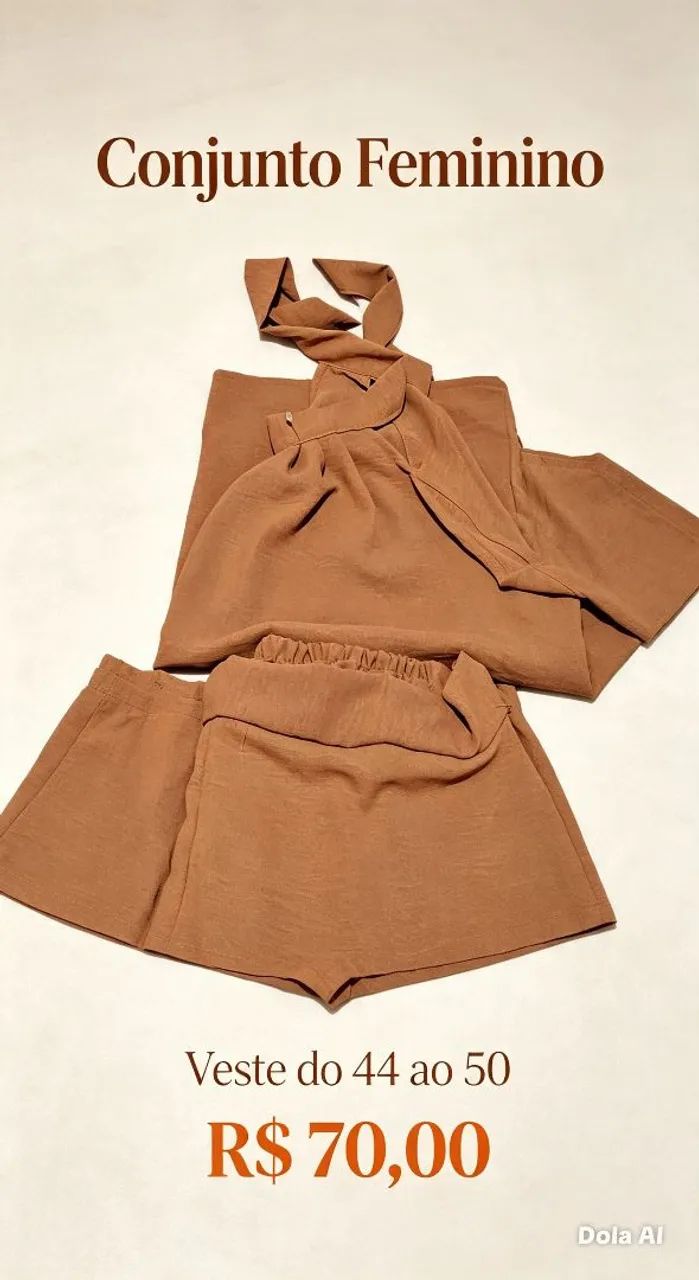 Conjunto feminino vestir do 44 ao 50 