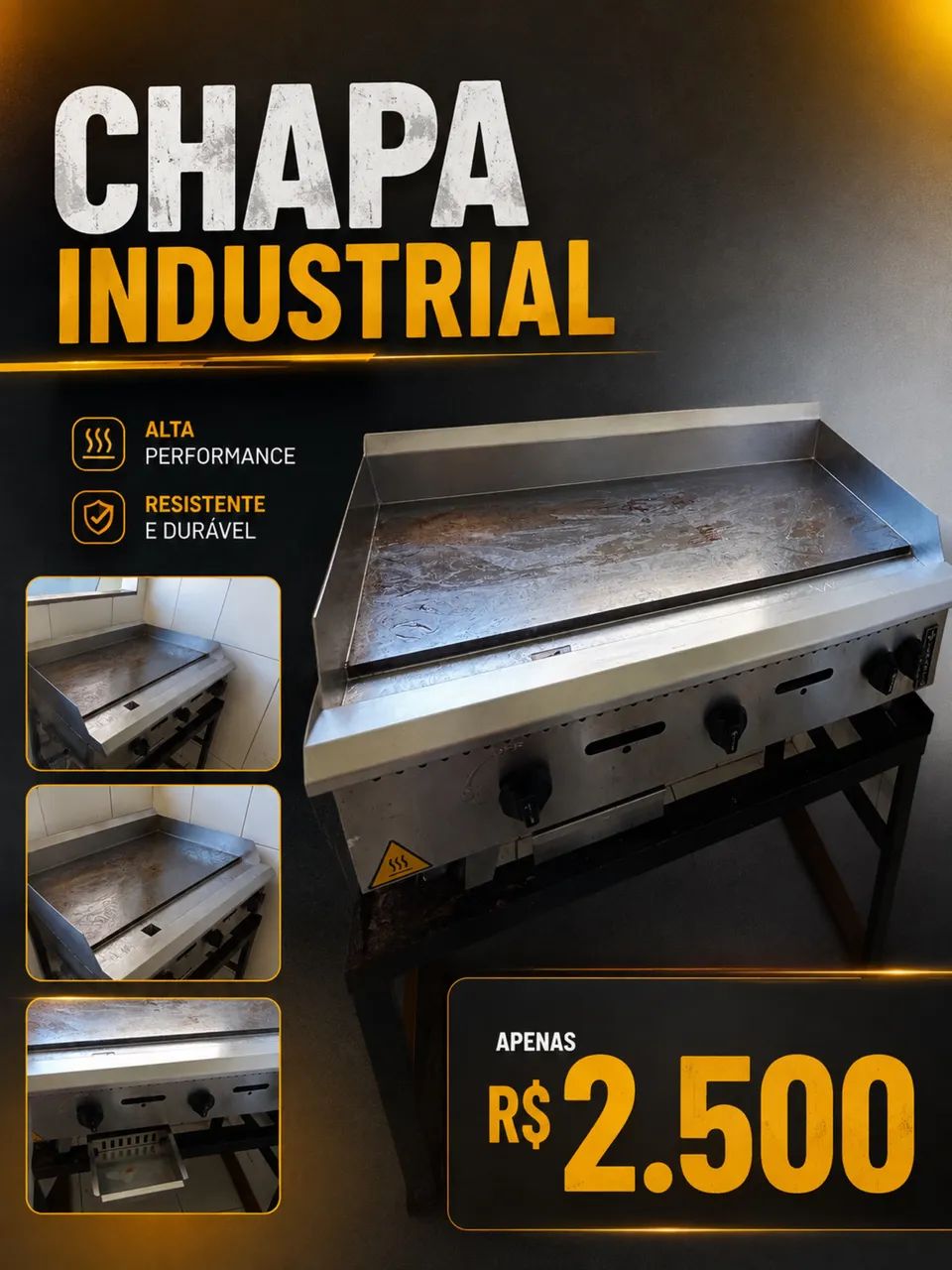 Vende - se Chapa Industrial 