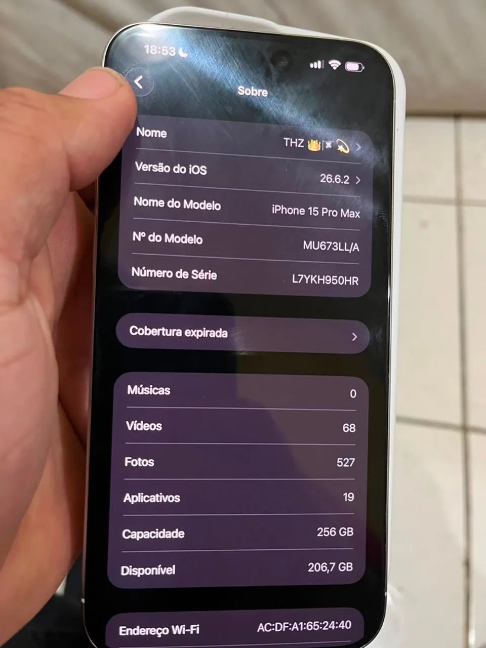 iPhone 15 pro max 256 gigas branco. - Foto 5