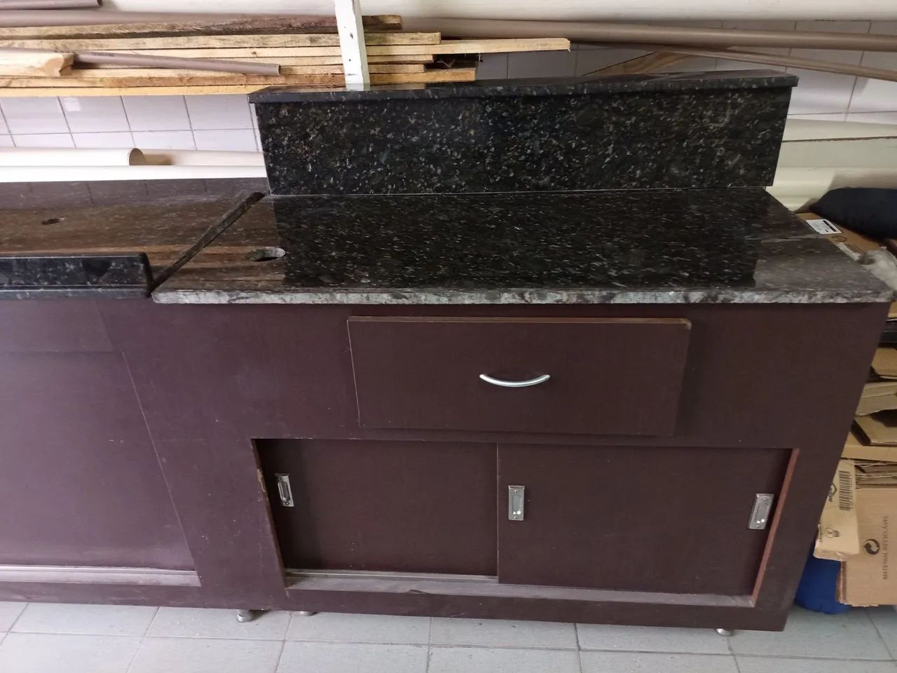Bancada com pedra de mármore 2,83  - Foto 4