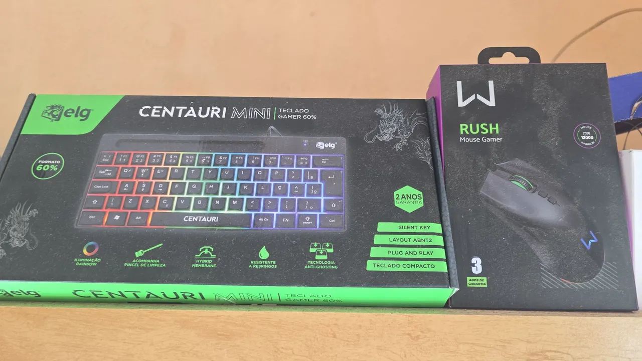 Teclado e Mouse Gamer 