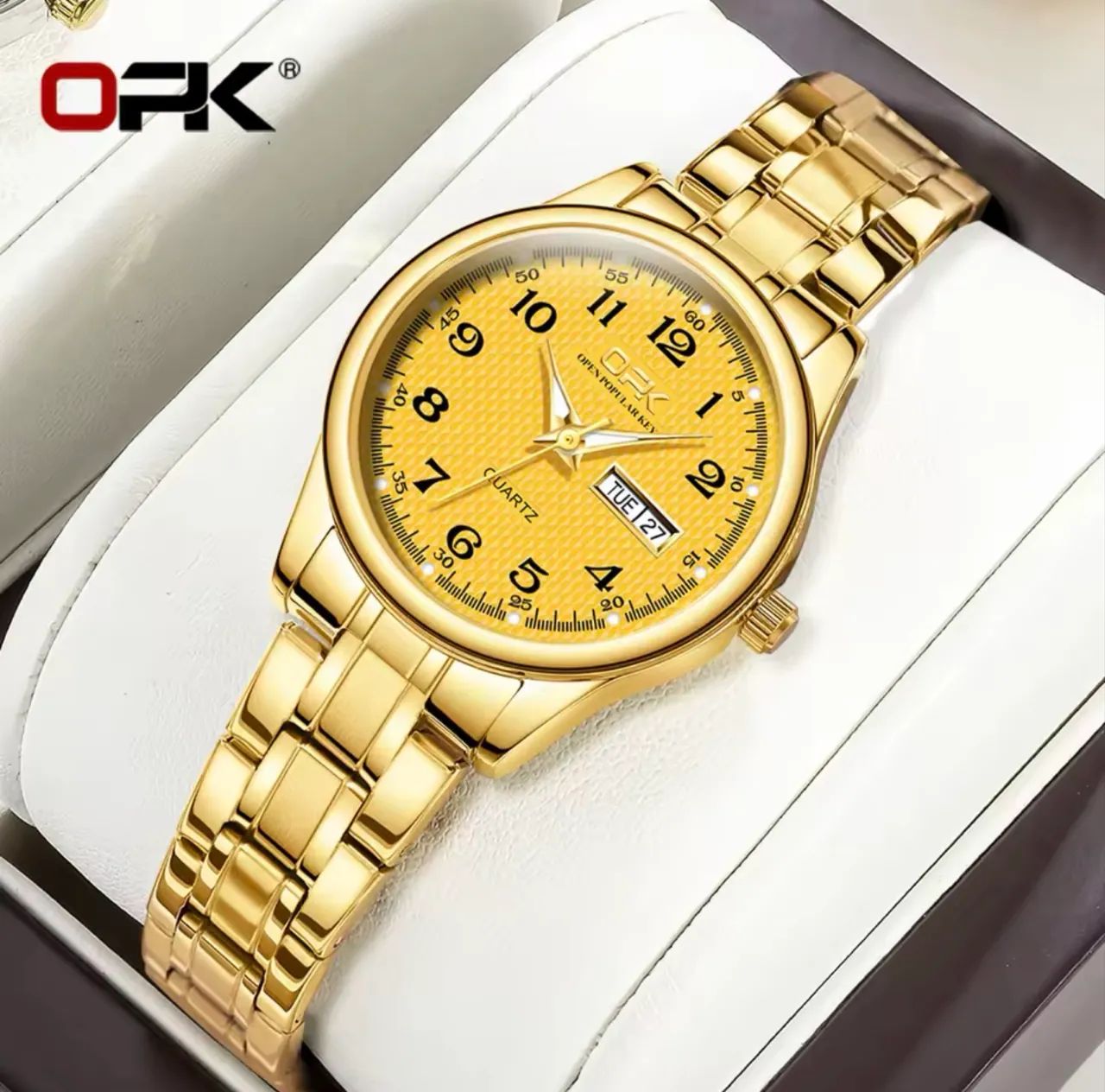 Relógio feminino OPK 8110 - elegante e sofisticado
