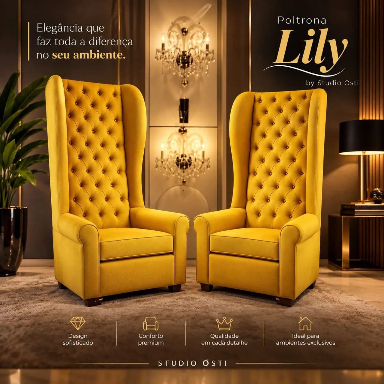 Poltrona Lily Decoração