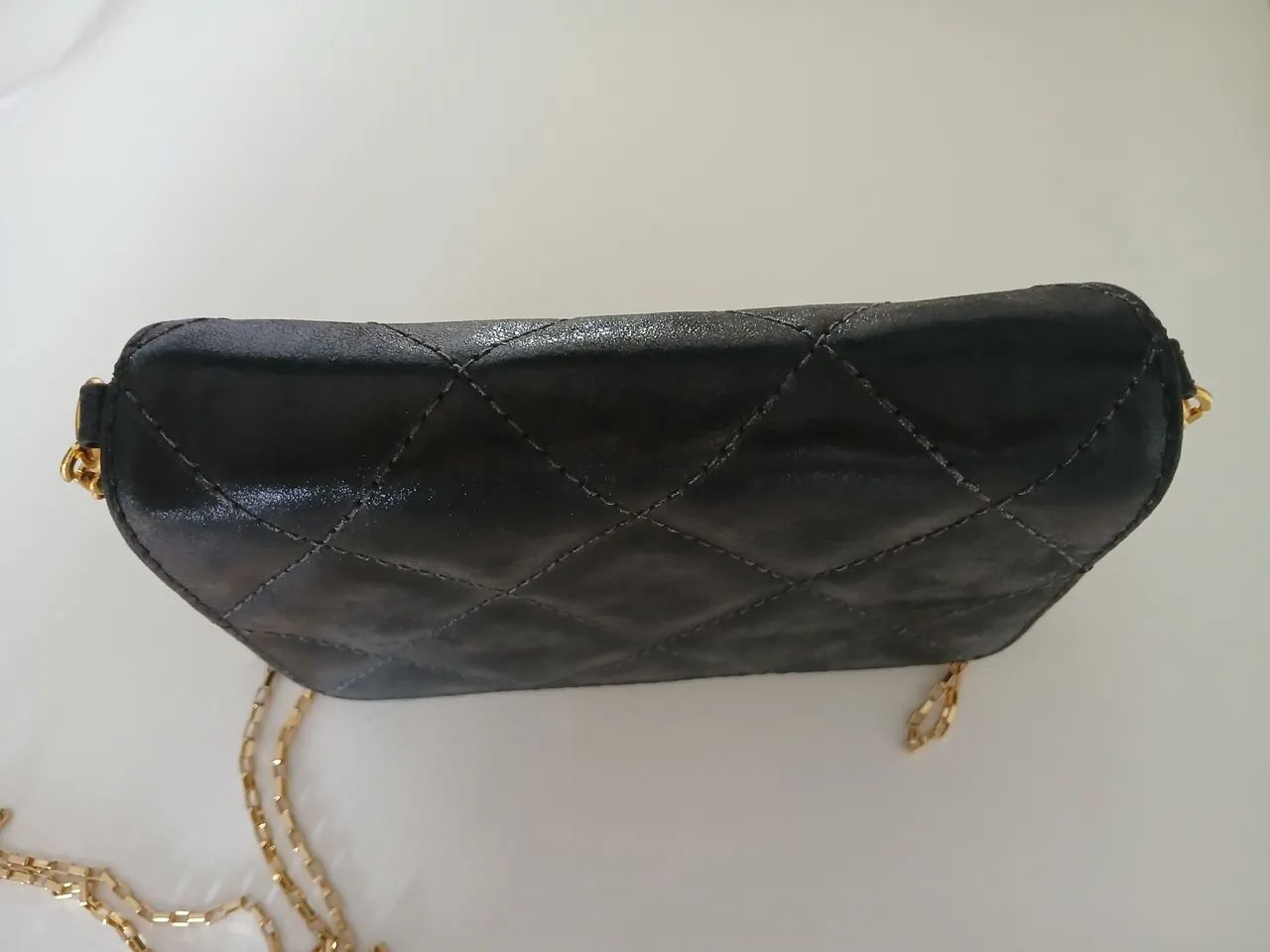 Bolsa de couro feminina pequena  - Foto 3