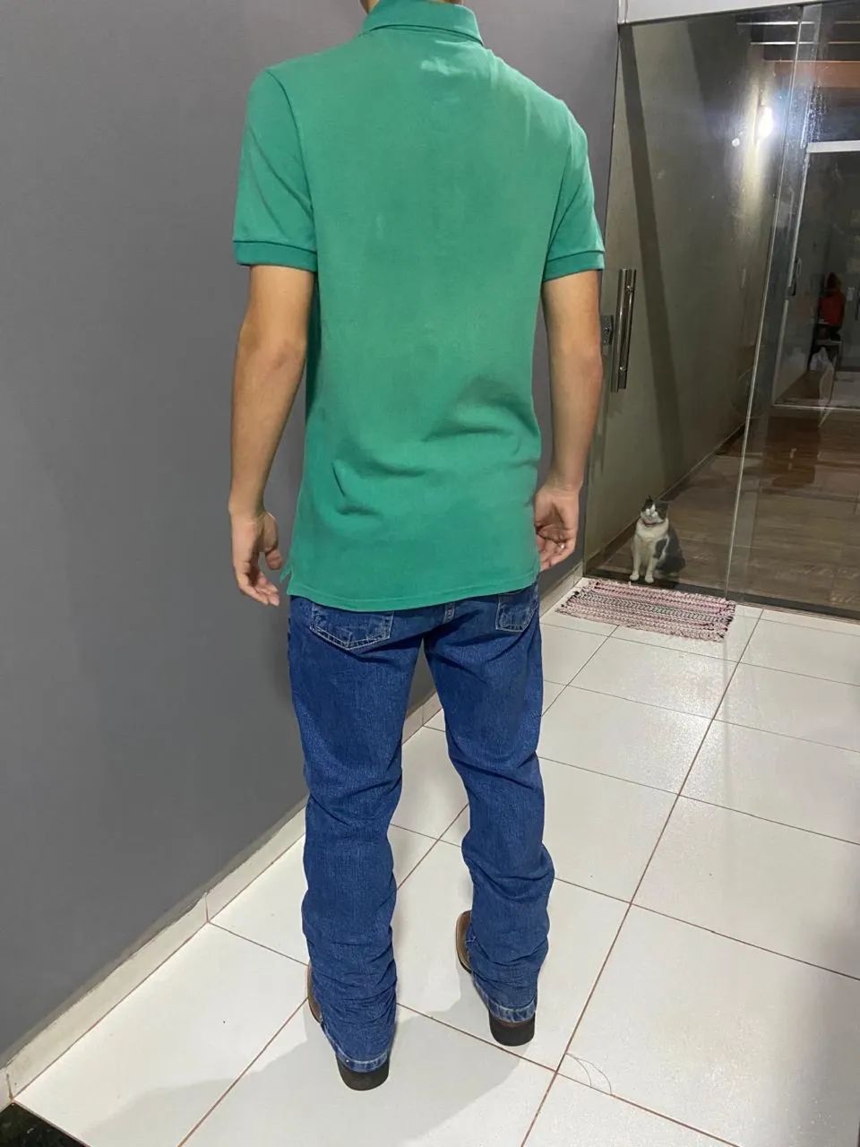 Camisa polo verde  - Foto 4