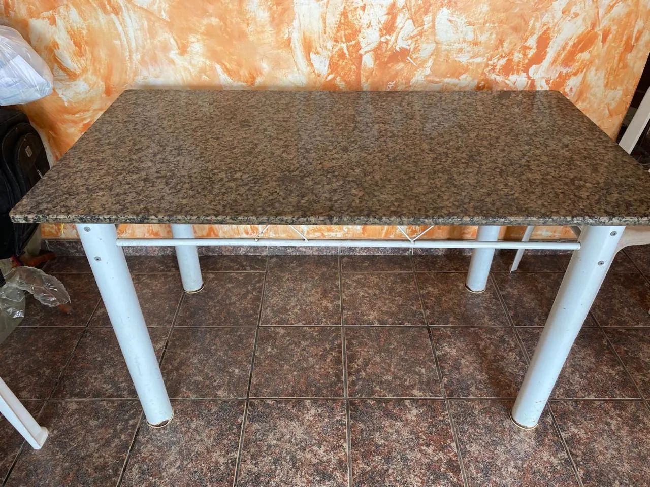 MESA EM PEDRA DE MÁRMORE  - Foto 5