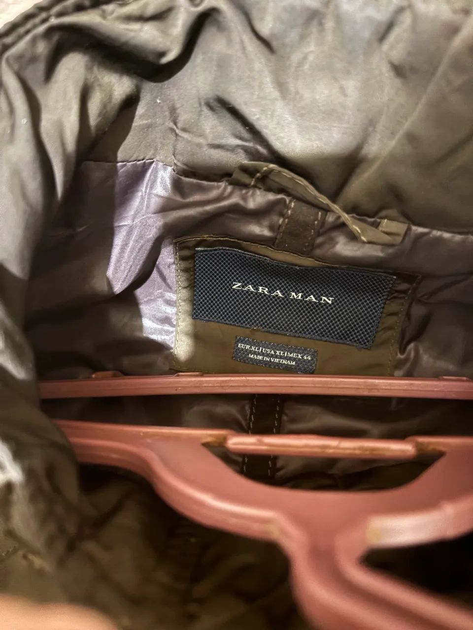 Jaqueta acolchoada Zara Man tamanho M - Foto 5