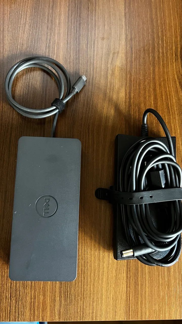 Dell Dock Station universal ud22 preta hub de usb - Foto 5