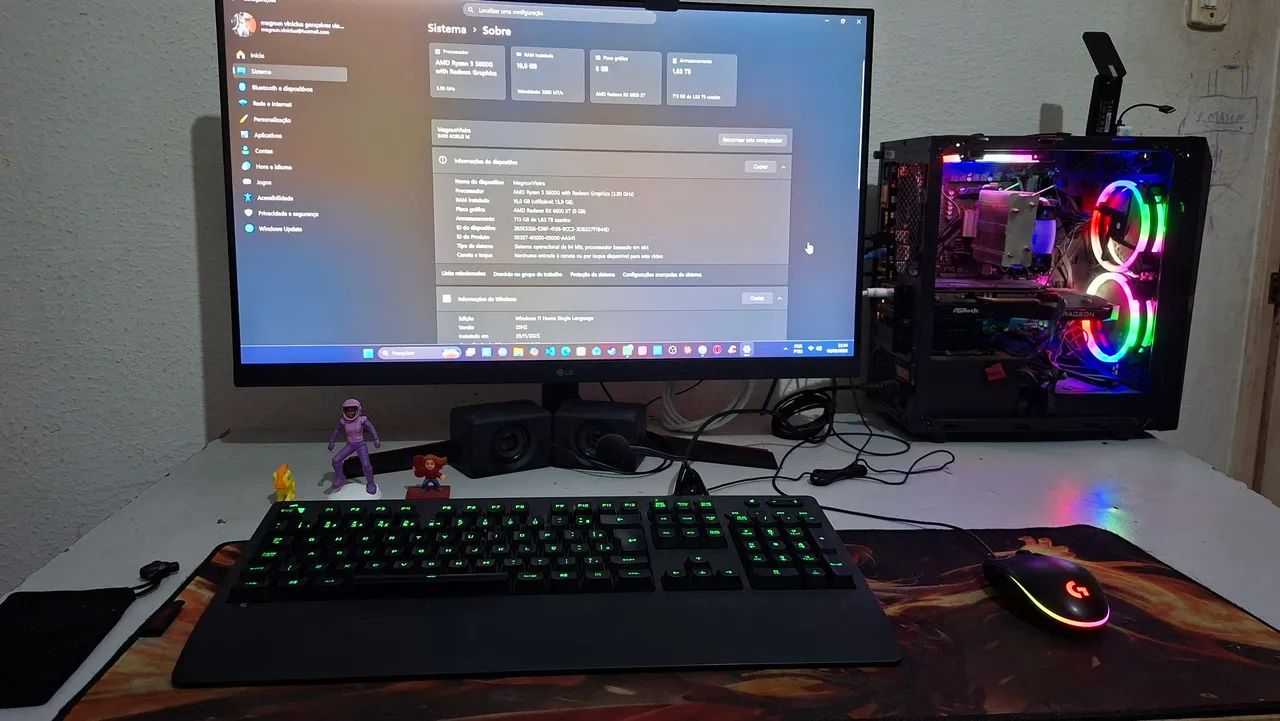 PC GAMER COMPLETO TUDO TOP É SÓ USAR. MAQUINA DE QUALIDADE. - Foto 3