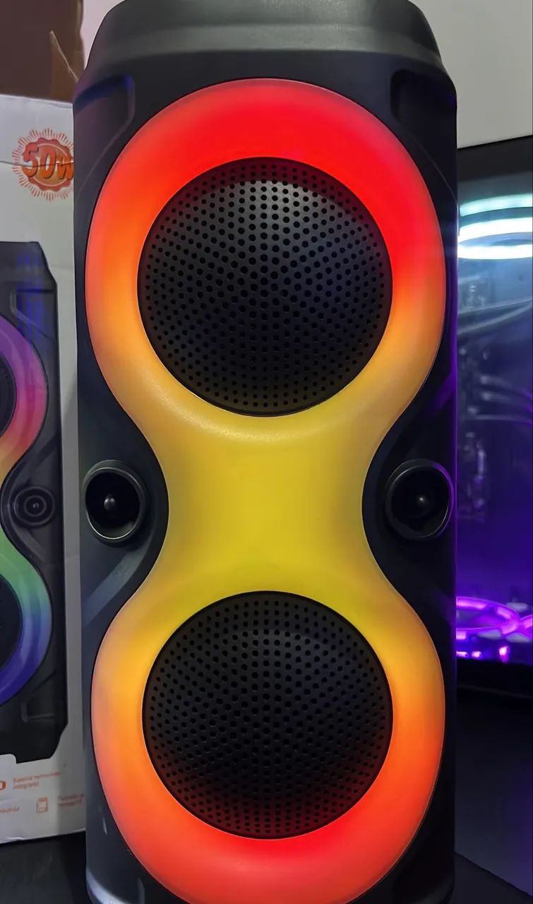 Caixa de Som Bluetooth 50w Nova - Foto 3
