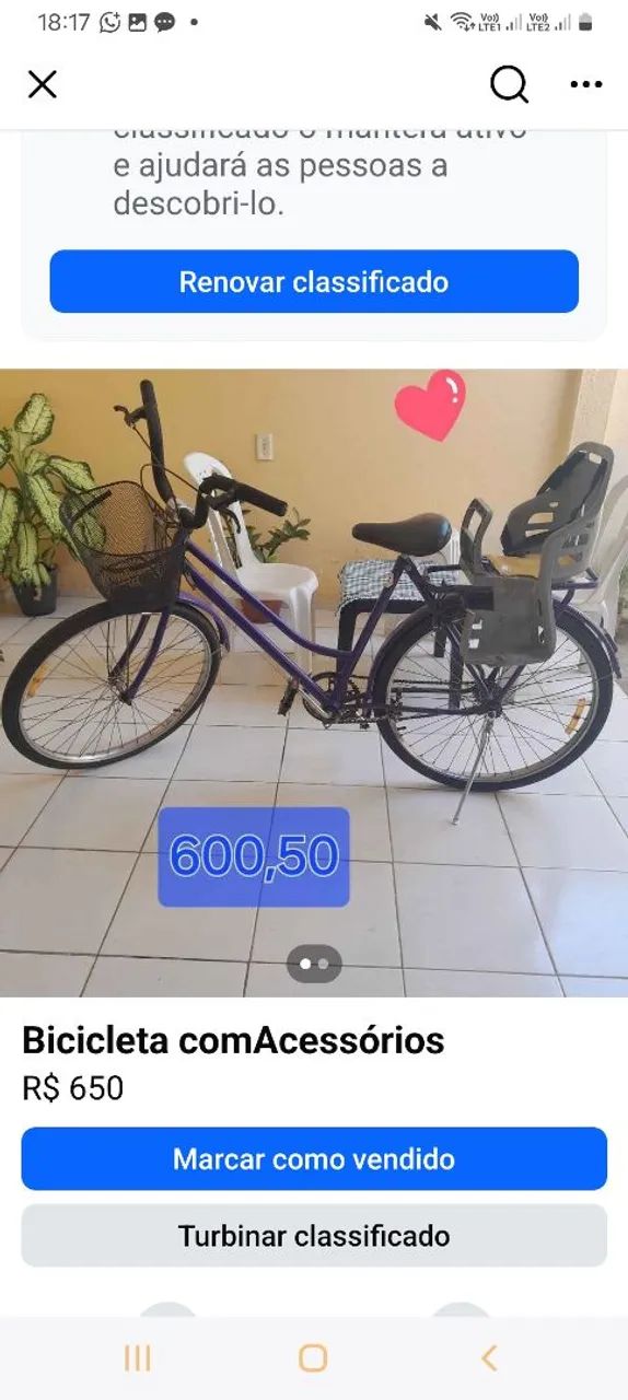 Bicicleta com acessórios - Foto 2