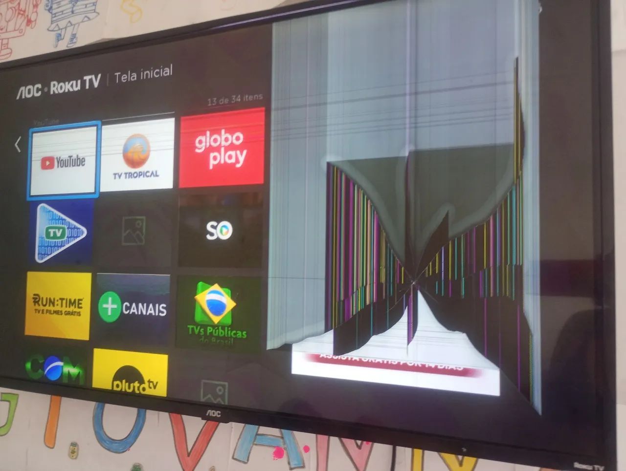 Televisão AOC Roku 40 polegadas  - Foto 4