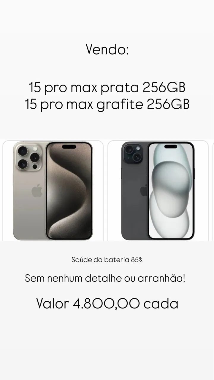iPhone 15 pro max 256 GB - Foto 5