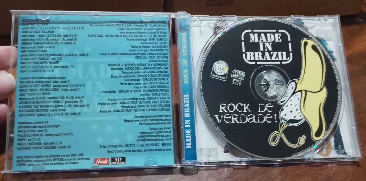 CD Made In Brazil - Rock de Verdade (2009) - Foto 2