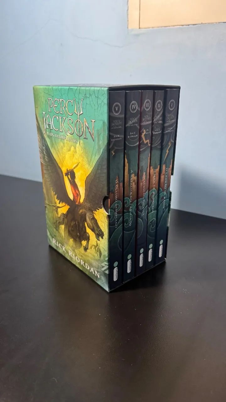 Box Percy Jackson E Os Olimpianos