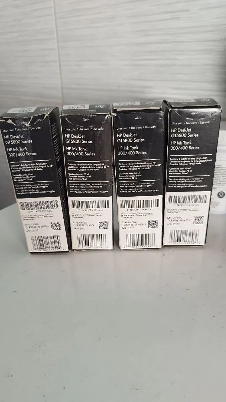 Kit 4 refil de tinta HP - Foto 2