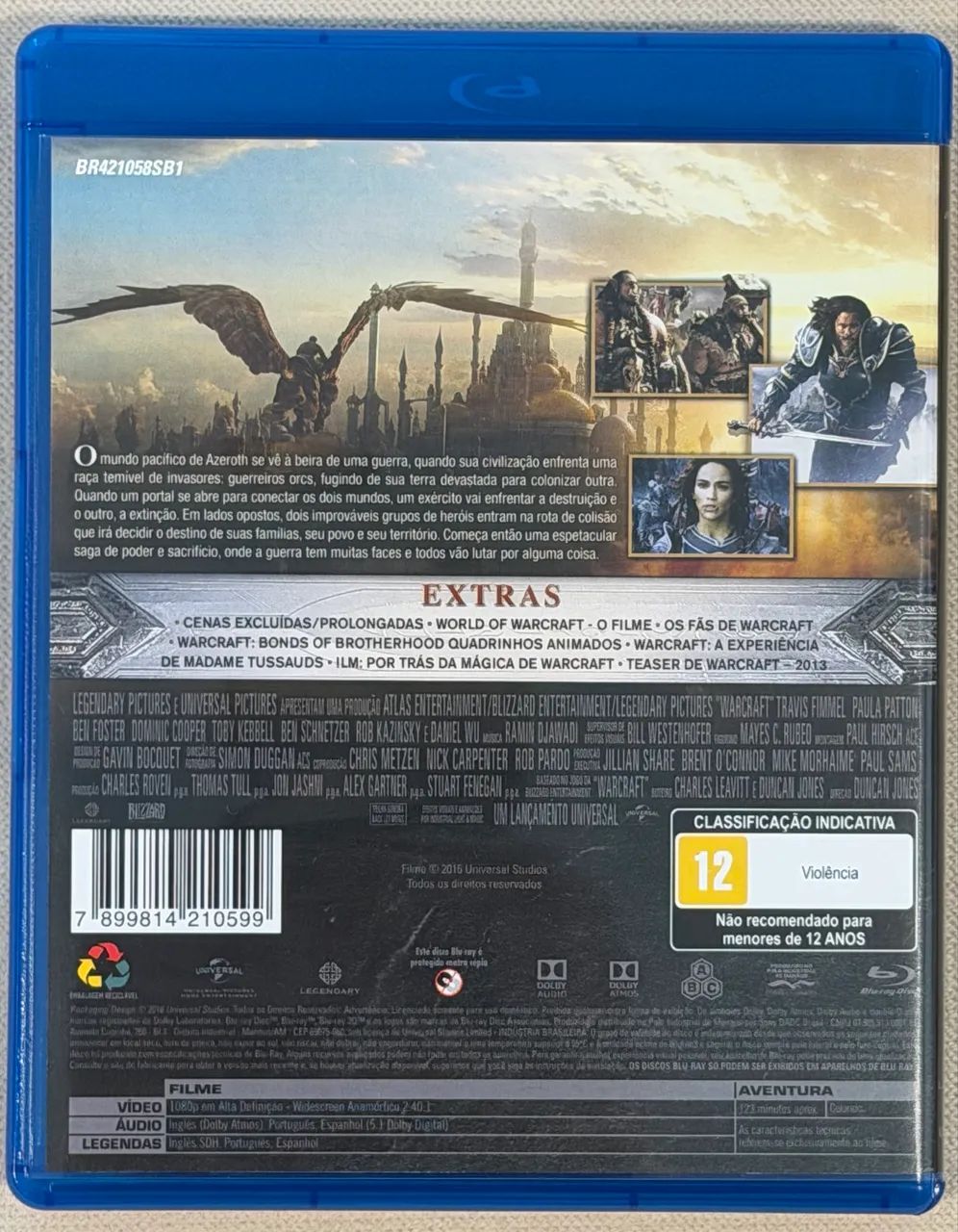 Blu-ray Warcraft (original) - Foto 2