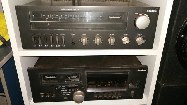 Receiver gradiente e deck com usb