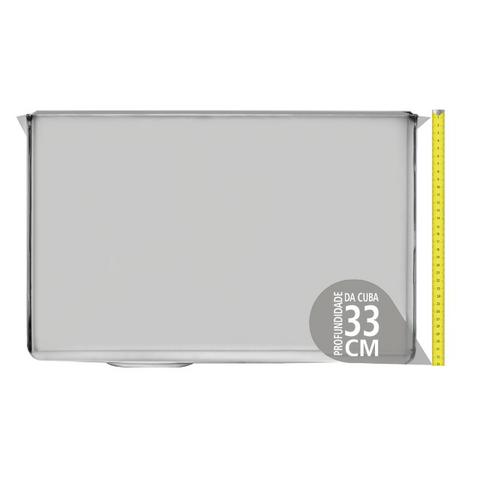 Cuba Profissional Em Aço Inox 60x50 Cm Dritta Pro Tramontina - Foto 2