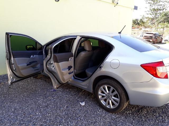 Honda Civic 2.0 LXR com kit multimídia original Honda 2013 - 2014 - Foto 9