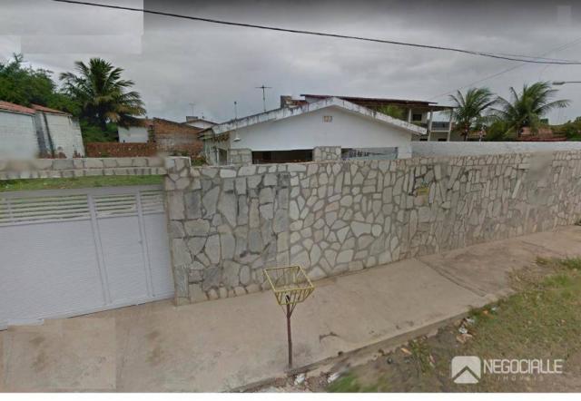 Terreno com casa para venda na praia do poço em cabedelo à 600 m do mar