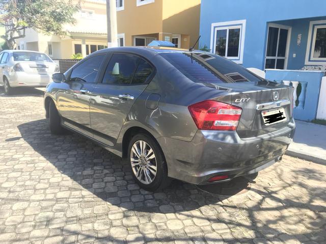 Honda city EX Aut. Banco de couro, Ar digital
