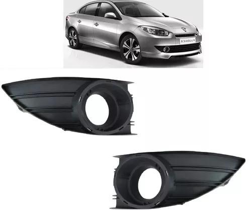 Par Grade Moldura Milha Preta Fluence 2010 2011 2013 2014