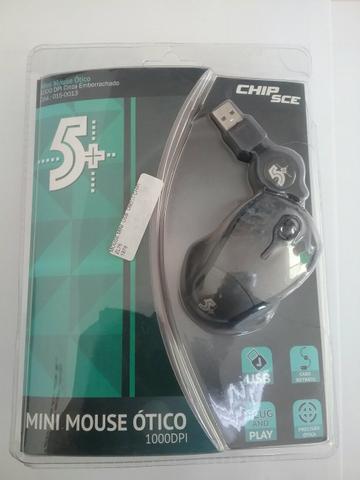 Mouse mini USB (NOVO c/ Garantia)